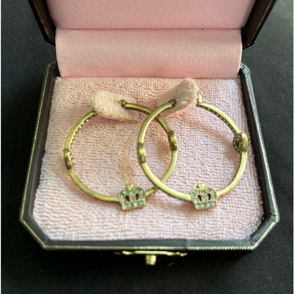 Juicy Couture Gold Hoop Earrings